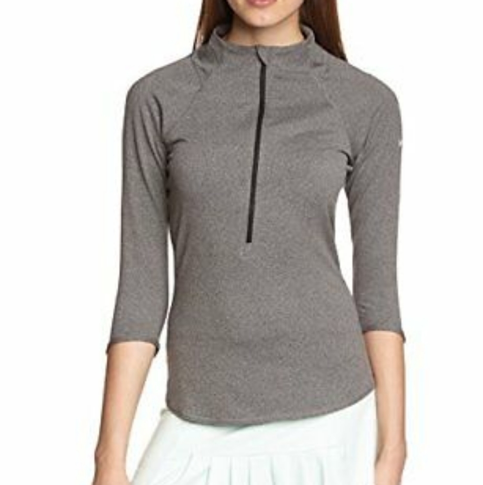 Nike half zip 3/4 sleeve pullover size small